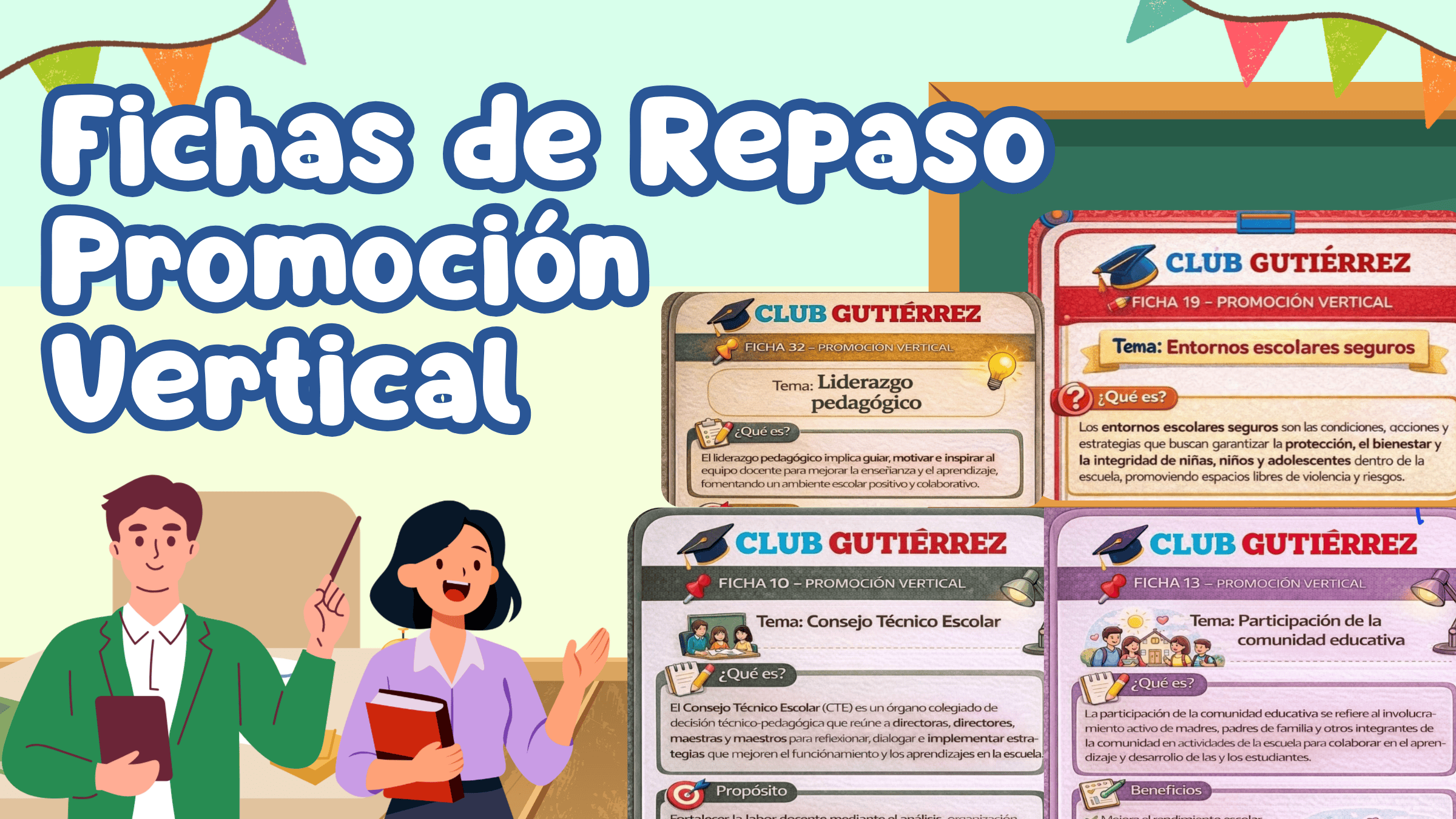 Fichas de repaso · Promoción vertical 2026
