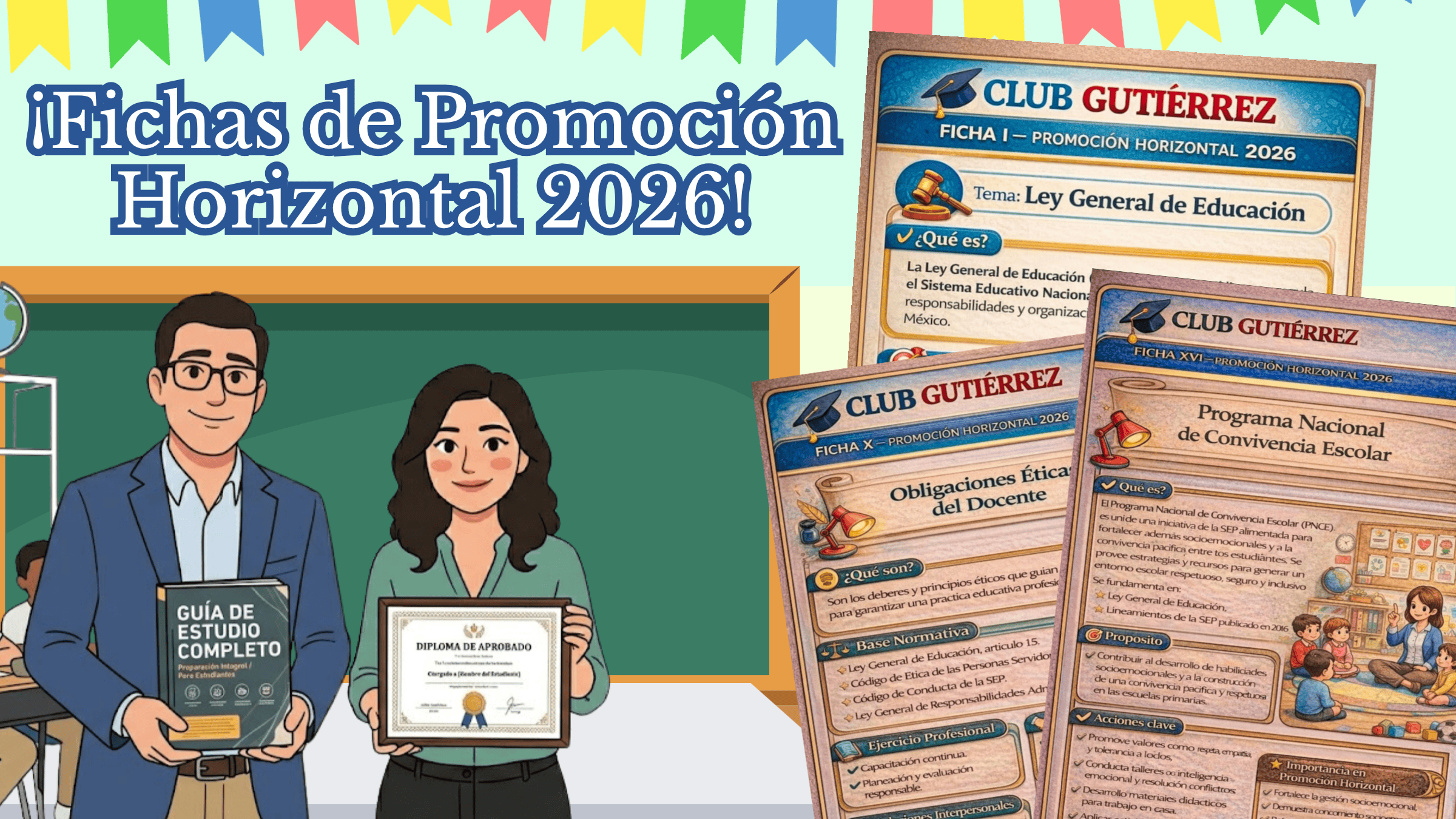 Fichas de repaso · Promoción horizontal 2026